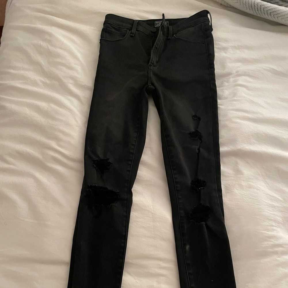 Abercrombie & Fitch Black Skinny Jeans